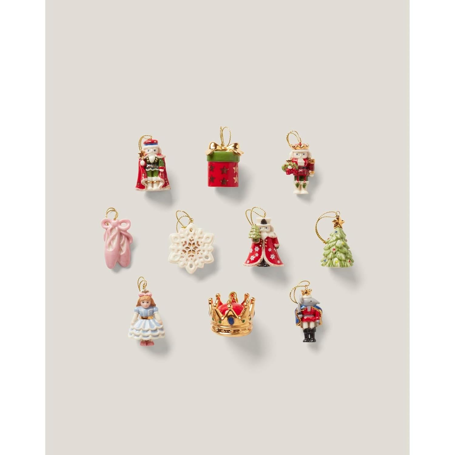Juego de Adornos de Navidad Lenox 893635 - 10 Piezas Multicolor