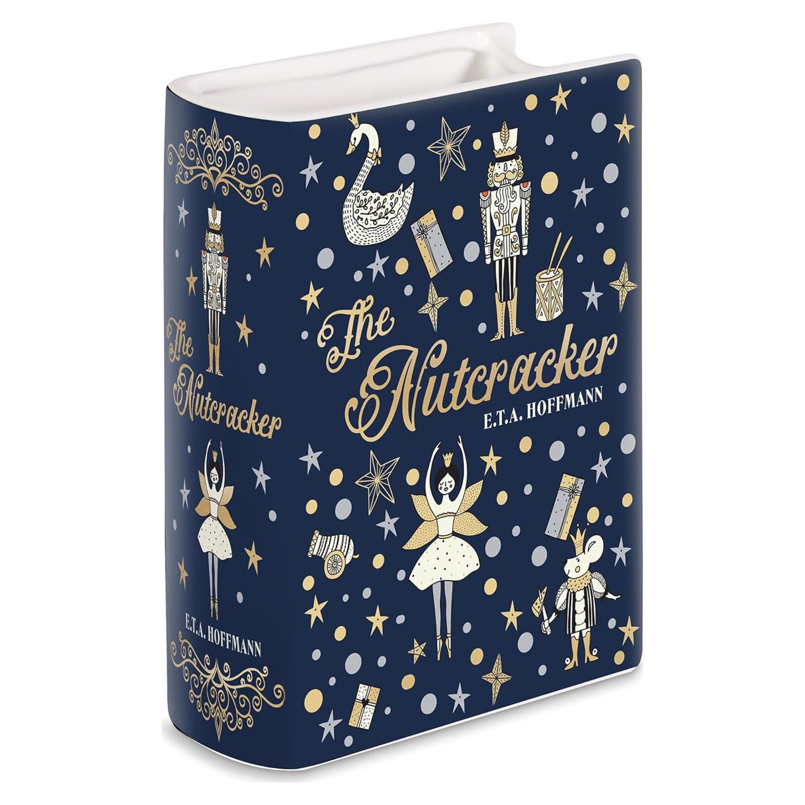 Jarrón Decorativo en Forma de Libro Steel Mill & Co. Navidad