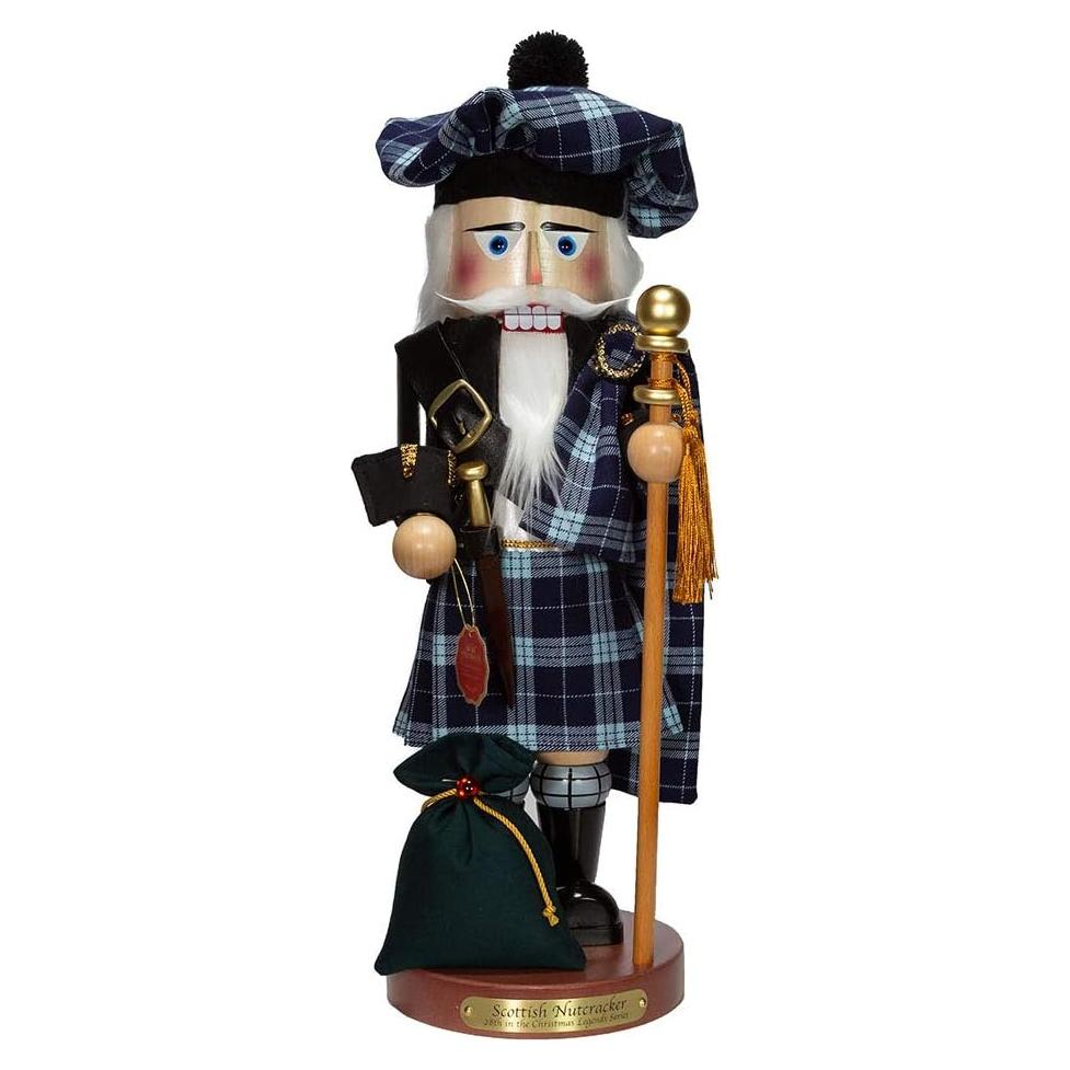 Cascanueces Steinbach Santa Escocés Kurt Adler 43.9 cm