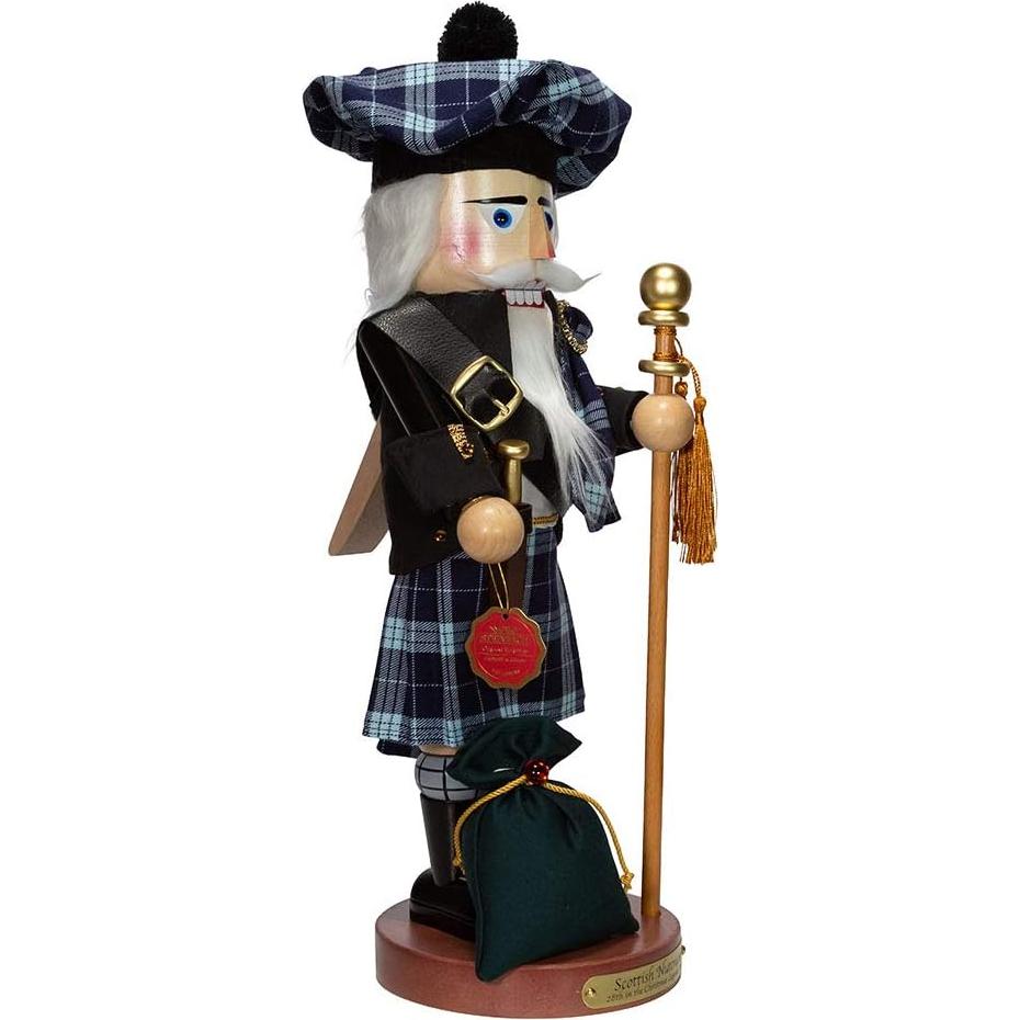 Cascanueces Steinbach Santa Escocés Kurt Adler 43.9 cm