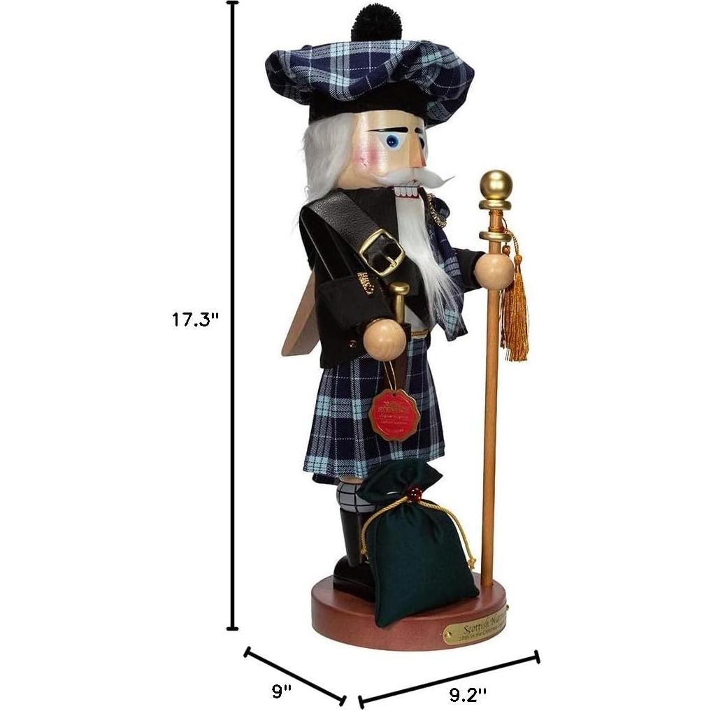 Cascanueces Steinbach Santa Escocés Kurt Adler 43.9 cm