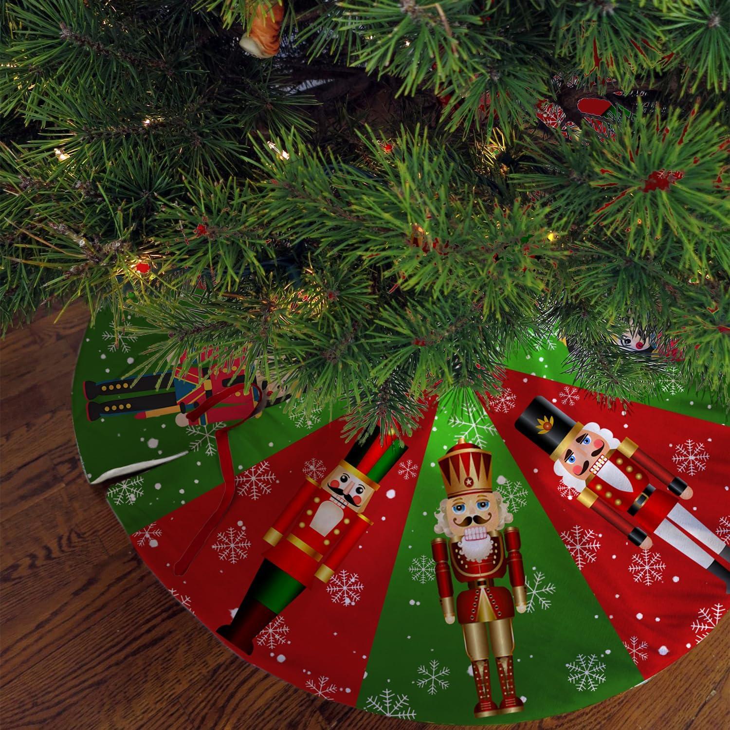 Funda de árbol de Navidad Xemitoro 90 cm Cascanueces