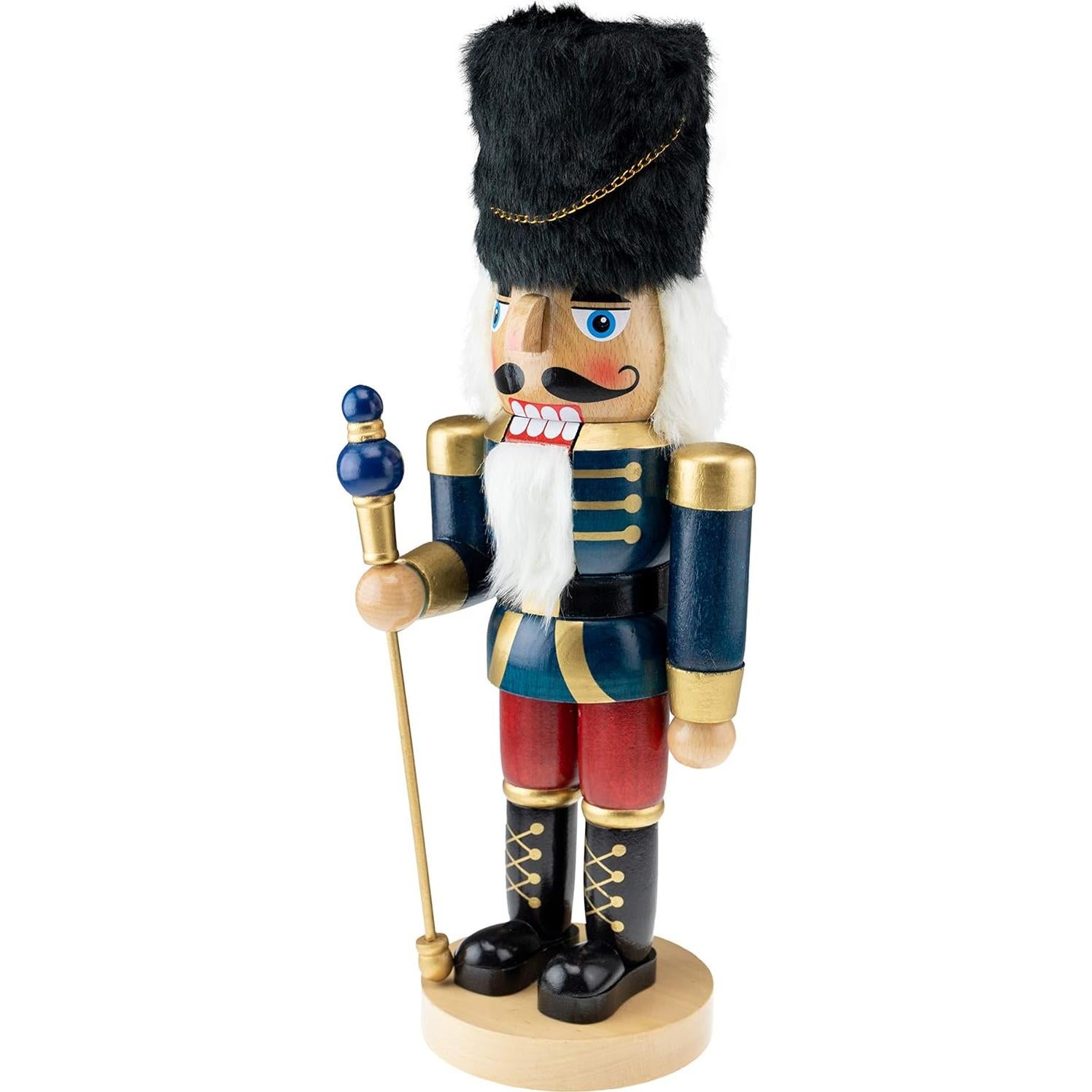 Cascanueces de Madera Tradicional Clever Creations 43 cm Azul