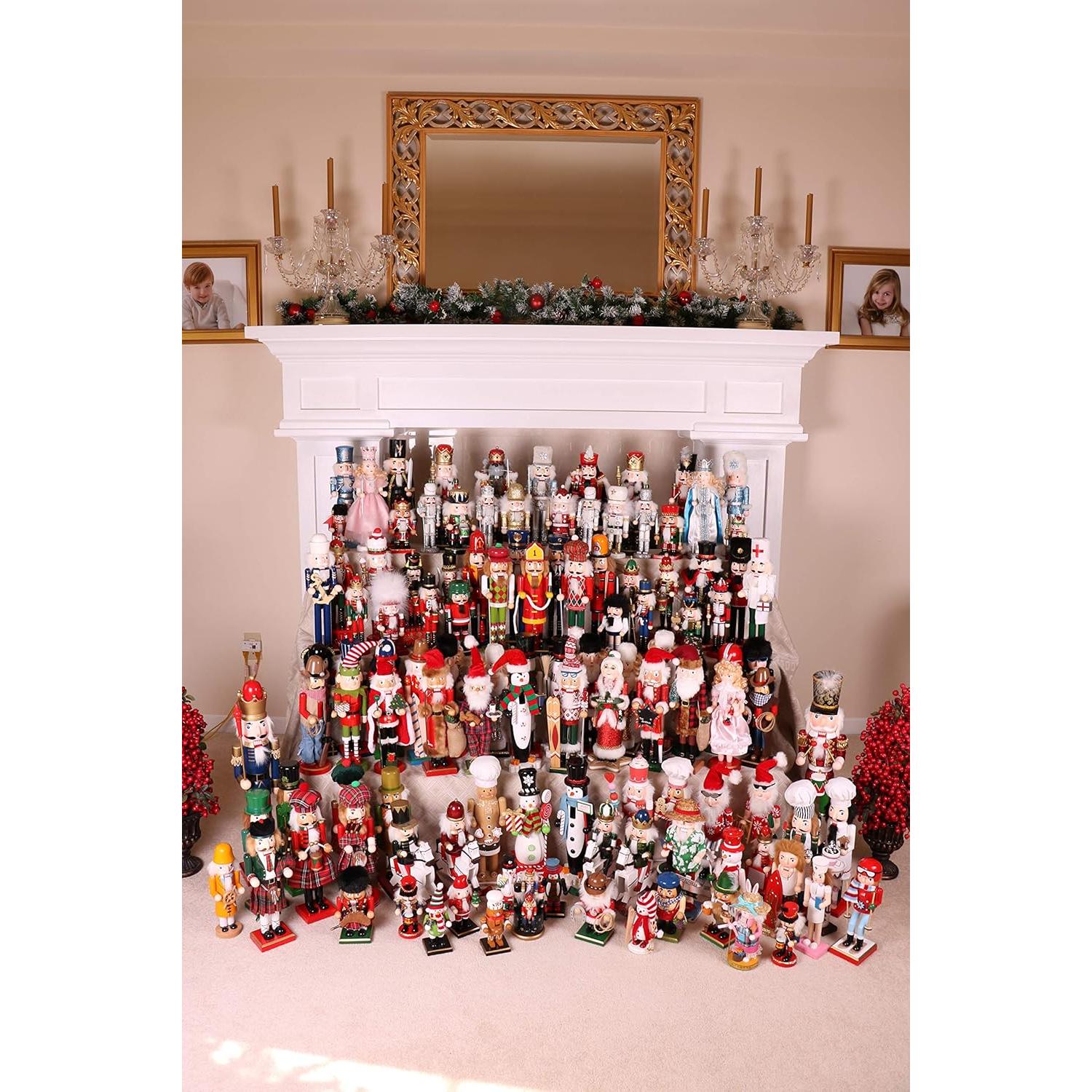 Cascanueces de Madera Tradicional Clever Creations 43 cm Azul