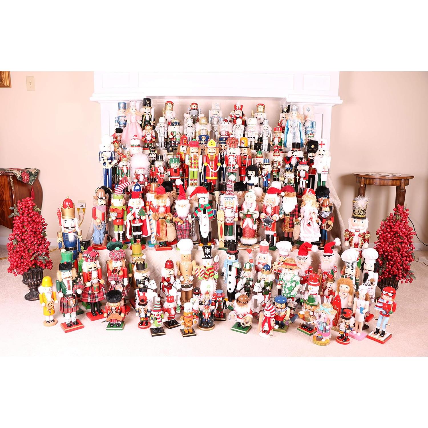 Cascanueces de Madera Tradicional Clever Creations 43 cm Azul