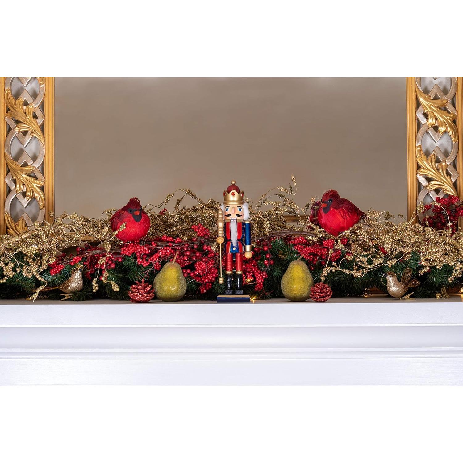 Cascanueces de Madera Rey Azul 25.4 cm Clever Creations