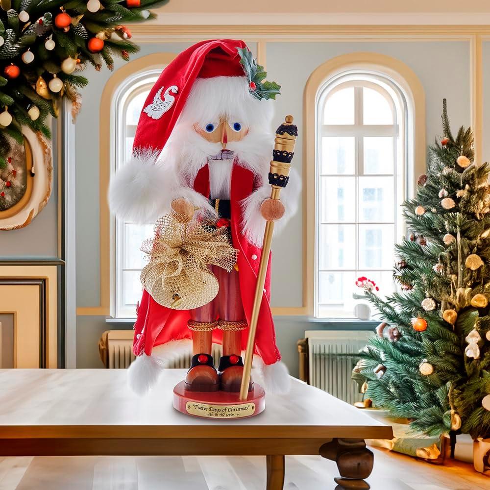 Cascanueces Musical Steinbach 45.72 cm Siete Cisnes Nadando