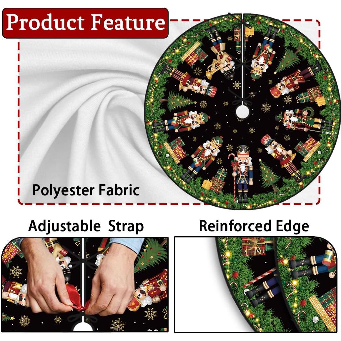 Funda de Árbol de Navidad Yarcooly 122 cm Caricatura