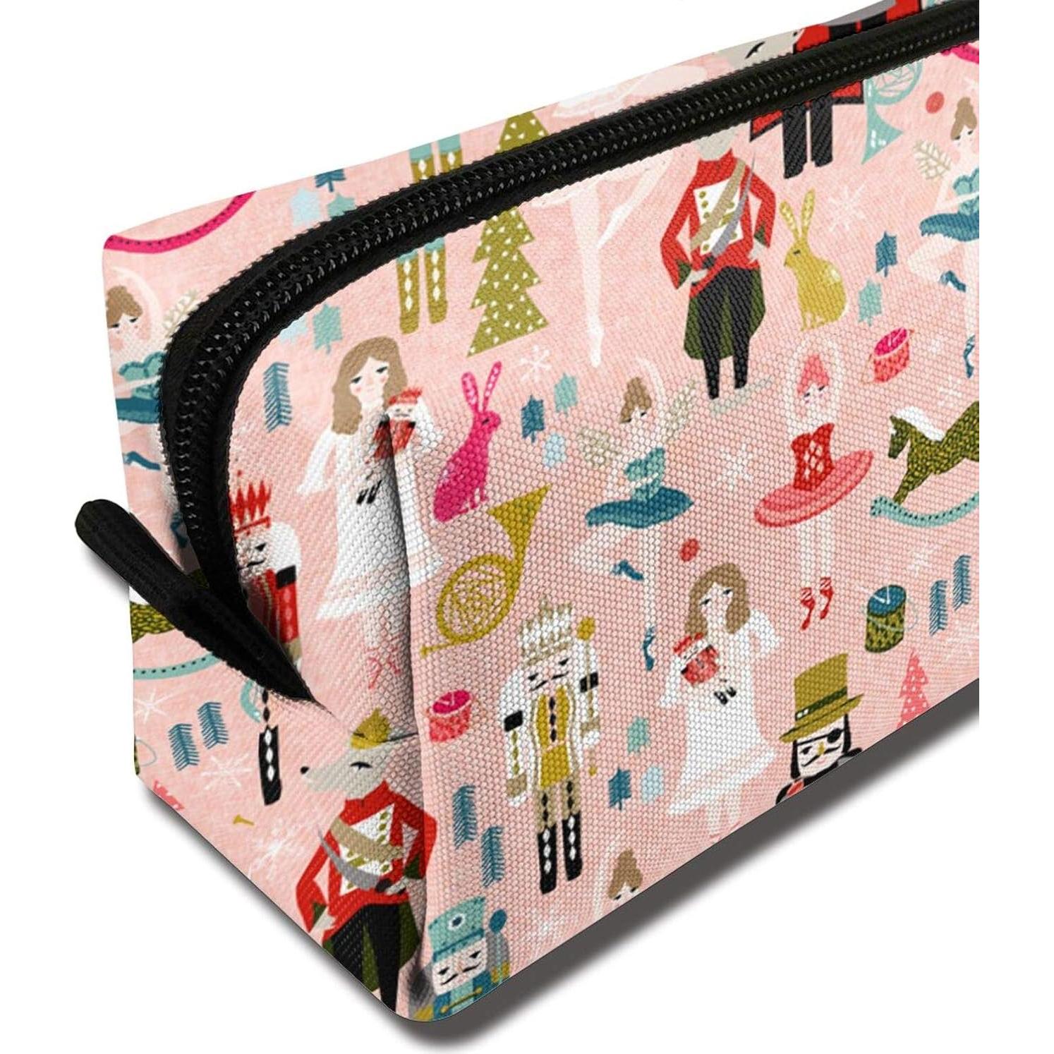 Bolsa de Maquillaje Nutcracker Ballet Organizador Cosméticos 20x9x6cm