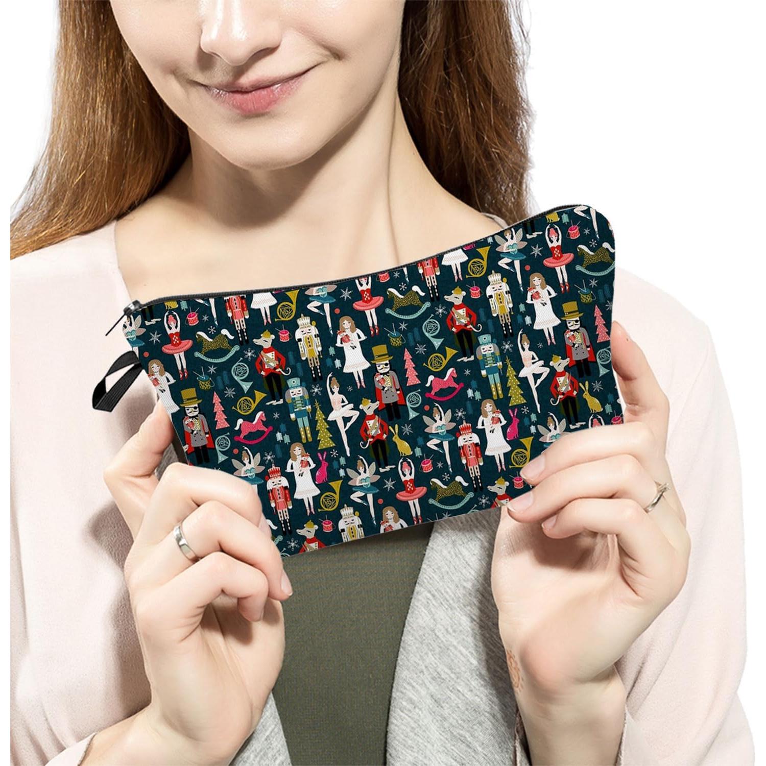 Bolsa Cosmética Ballet Nutcracker con Cremallera 21.9x13.6cm