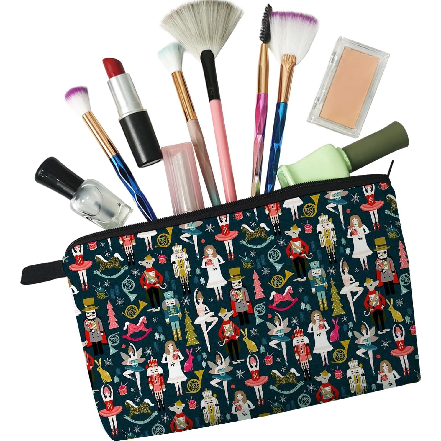 Bolsa Cosmética Ballet Nutcracker con Cremallera 21.9x13.6cm