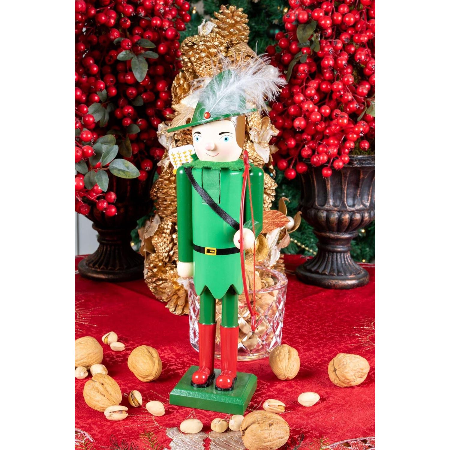 Cascanueces Tradicional de Madera 30.5 cm Clever Creations