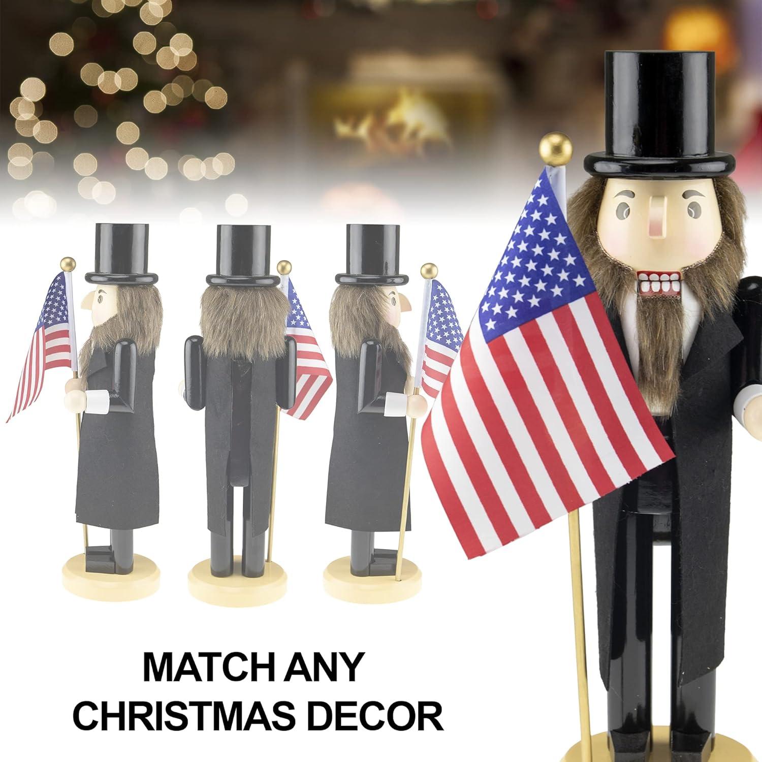 Cascanueces de Madera 35 cm Clever Creations Lincoln