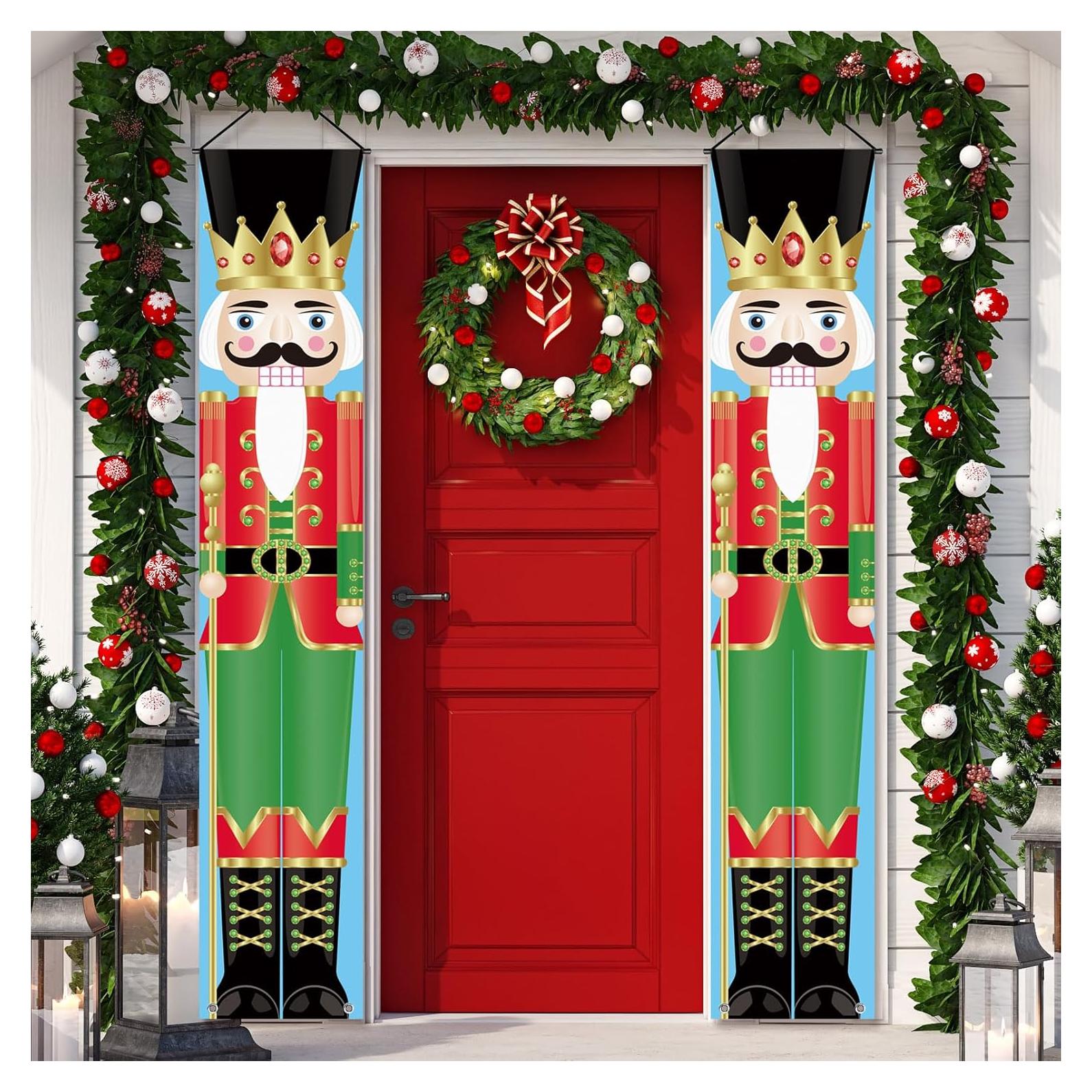 Colgante de puerta Cascanueces FARONZE 30x182 cm Navidad