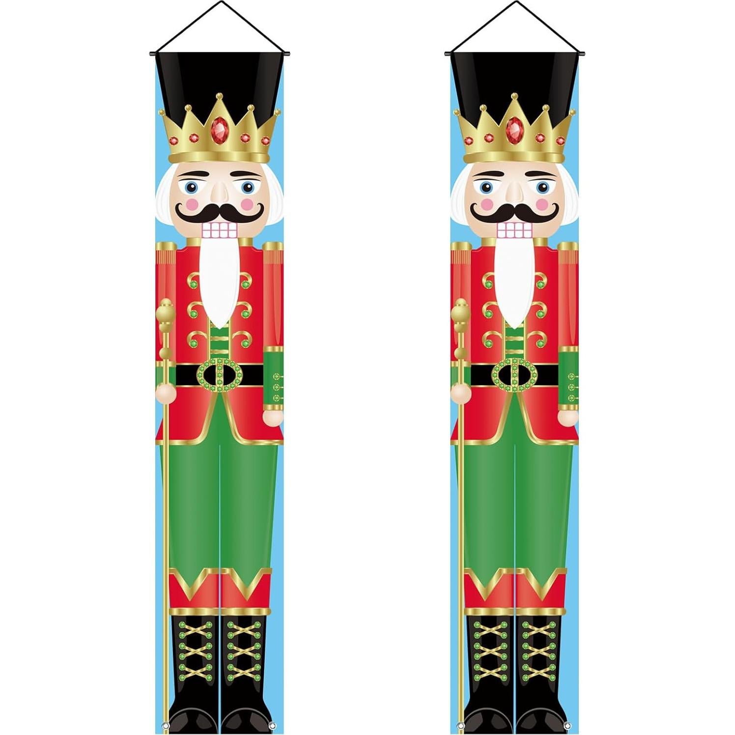 Colgante de puerta Cascanueces FARONZE 30x182 cm Navidad