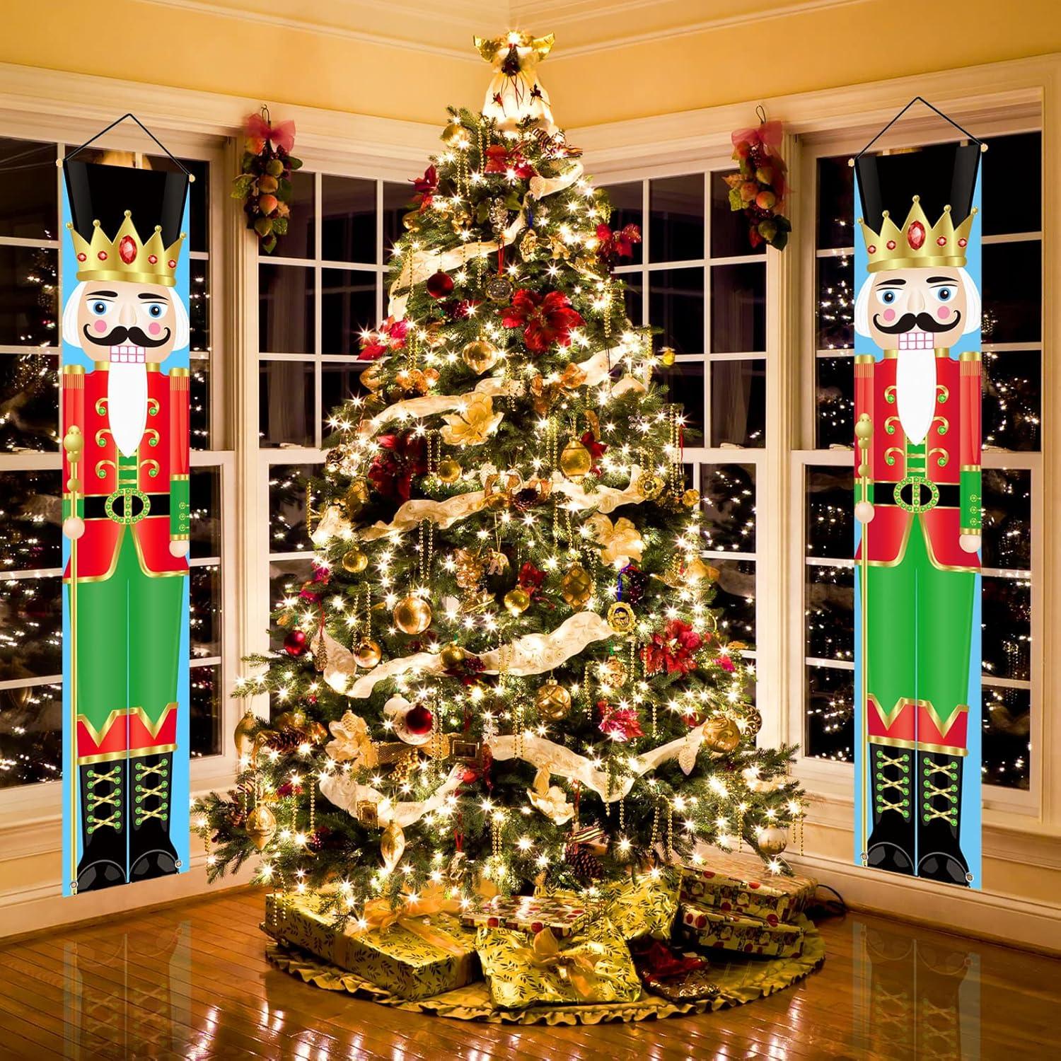 Colgante de puerta Cascanueces FARONZE 30x182 cm Navidad