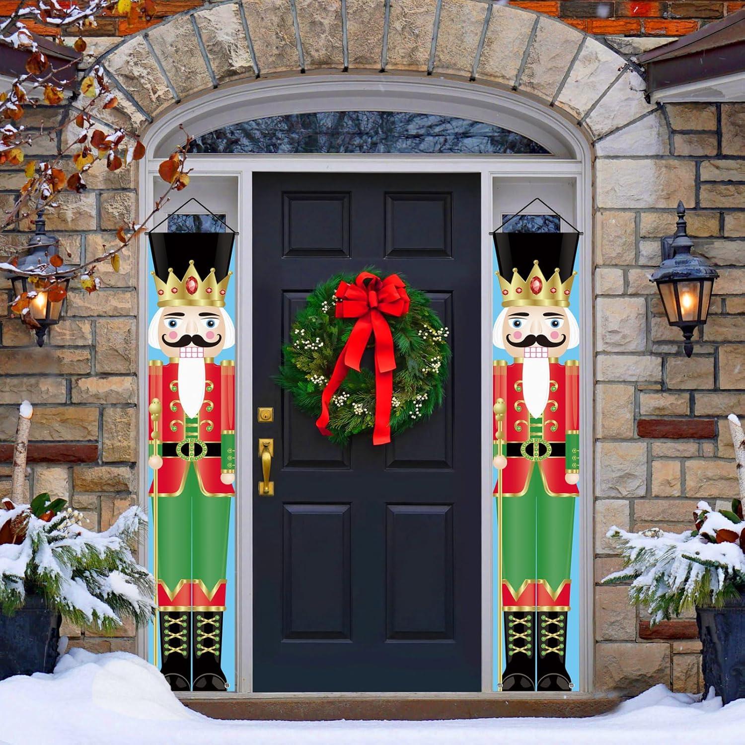 Colgante de puerta Cascanueces FARONZE 30x182 cm Navidad