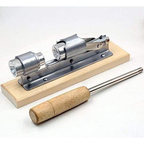 Cascanueces de Pecan Artcome con Base de Madera y 4 Picos