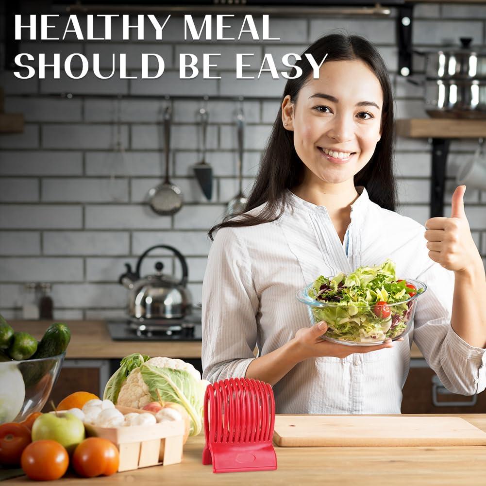 Cortador de Tomates Multiusos Comfecto GT-4T Rojo 10x10cm