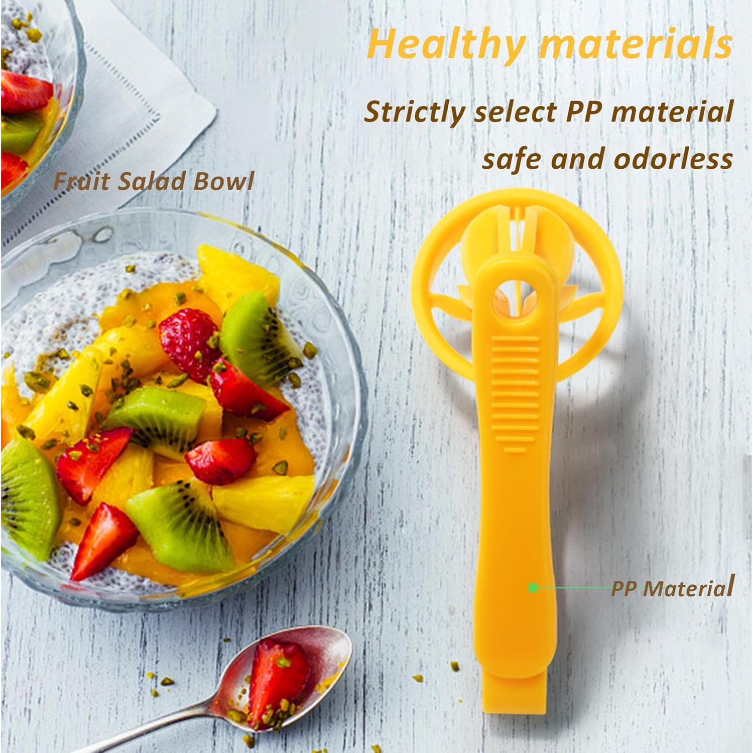 Cortador de Uvas JDL LUCKY LIFE Amarillo, 4 Piezas, ABS