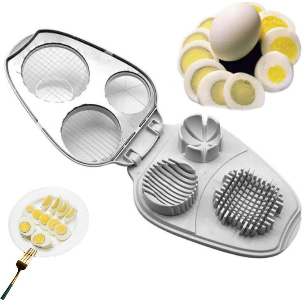 Cortador de Huevos 3 en 1 Genérico Acero Inoxidable