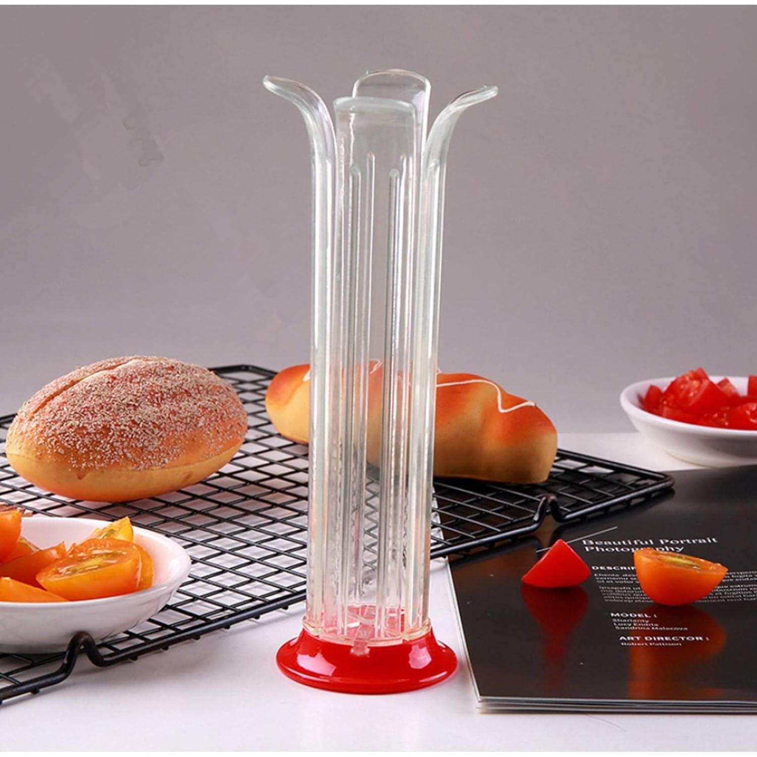 Cortador de Frutas Ajustable KEJITOUDM para Uvas y Fresas