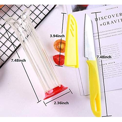 Cortador de Frutas Ajustable KEJITOUDM para Uvas y Fresas