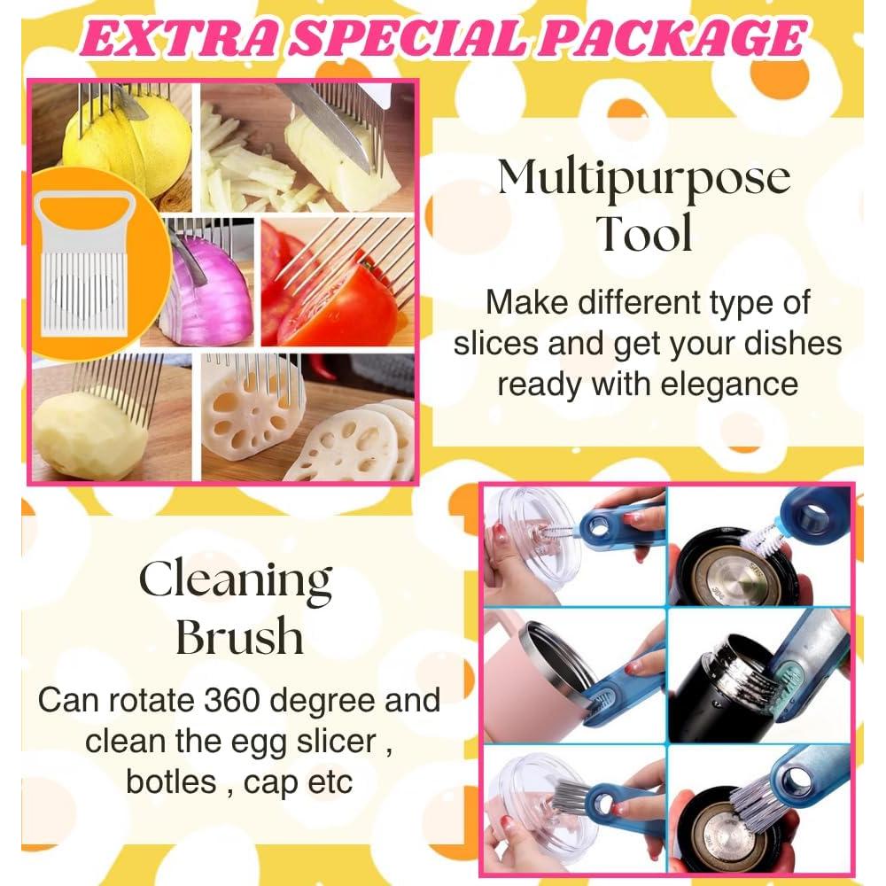 Cortador de Huevos Zadran Creations 3 Modos Acero Inoxidable