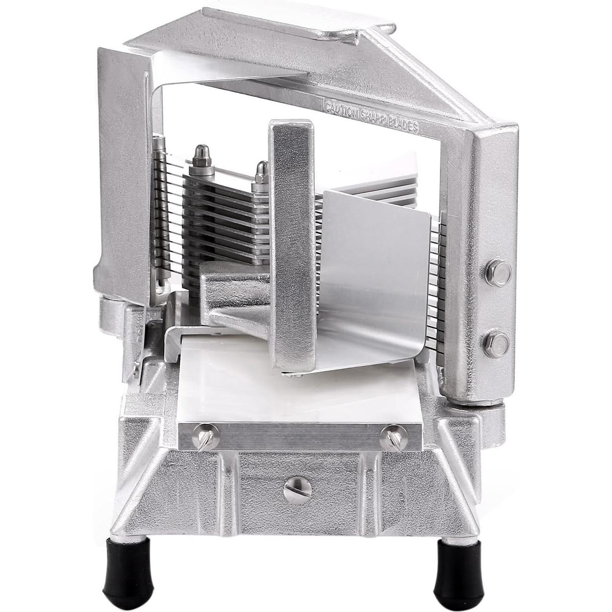 Cortador de Tomate Comercial VEVOR 3/16" Aluminio Inoxidable