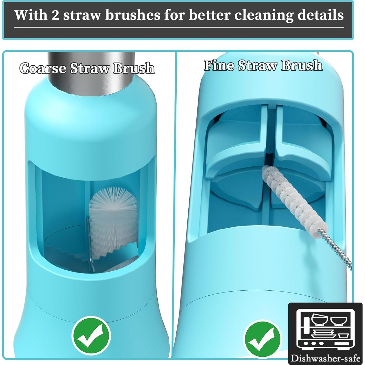 Cortador de Uvas PIUGERU con 2 Cepillos de Limpieza - Azul