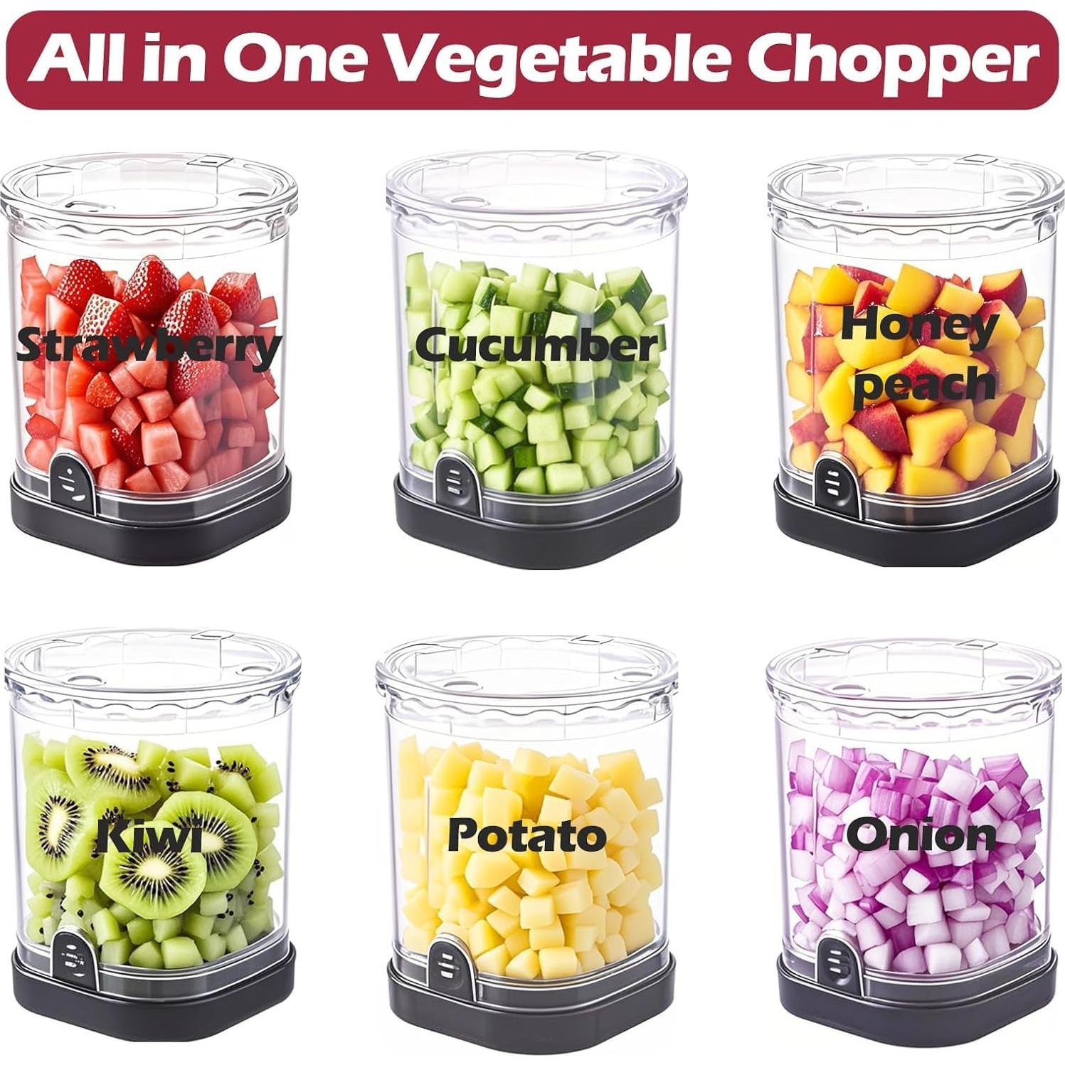 Picador de Verduras y Frutas JAYVAR 2 en 1 Manual Acero Inoxidable