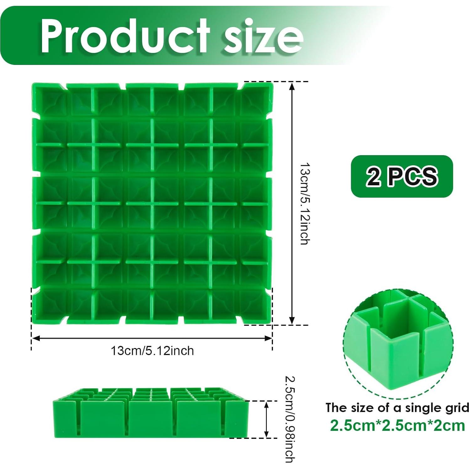 Cortador de Tomates Cherry y Uvas MENDILFK 2 Piezas 16 Compartimentos