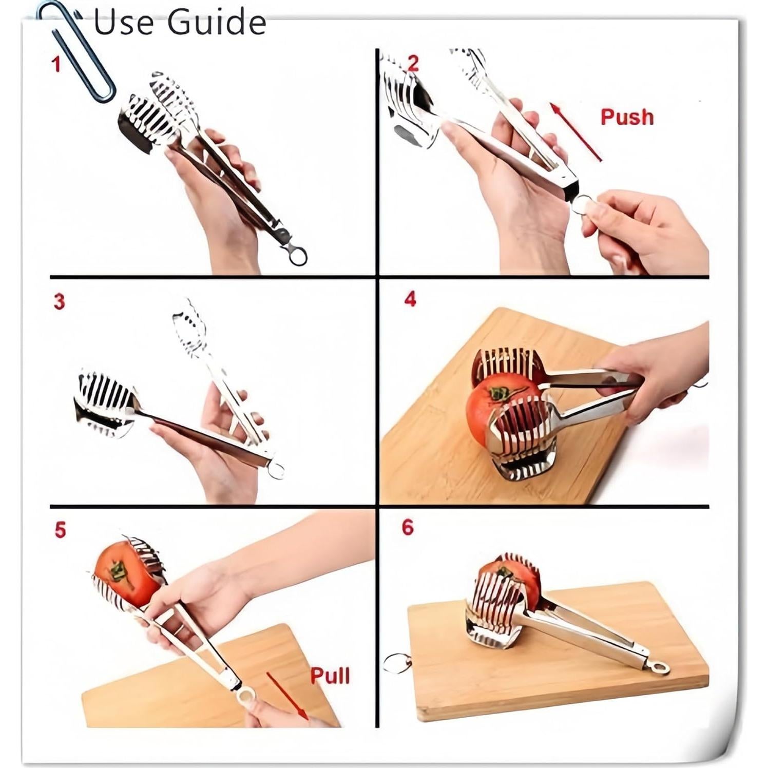 Cortador de Tomate y Limón i Kito con Cuchillo de 14 cm