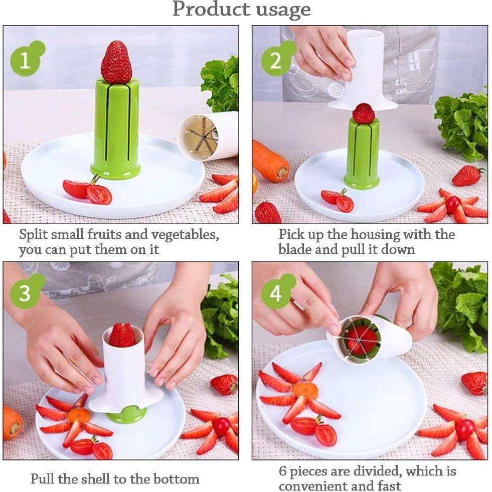 Cortador de Verduras Multifuncional HomeSoGood 10.7 cm Verde