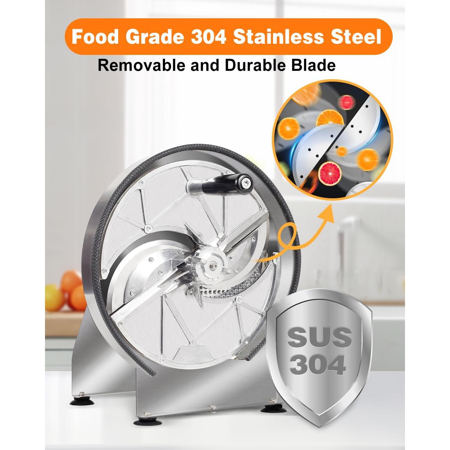 Cortador de Verduras JIVGDN Manual Acero Inoxidable 0-13mm