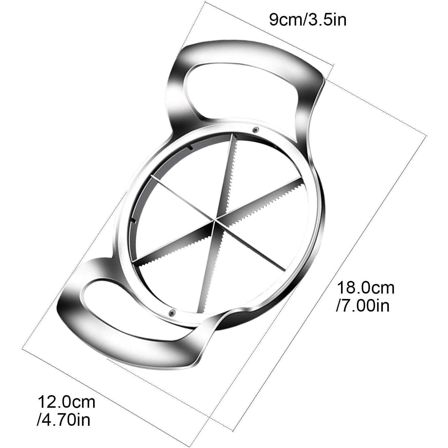 Cortador de Frutas ZORGONS de Acero Inoxidable 6 Cuchillas