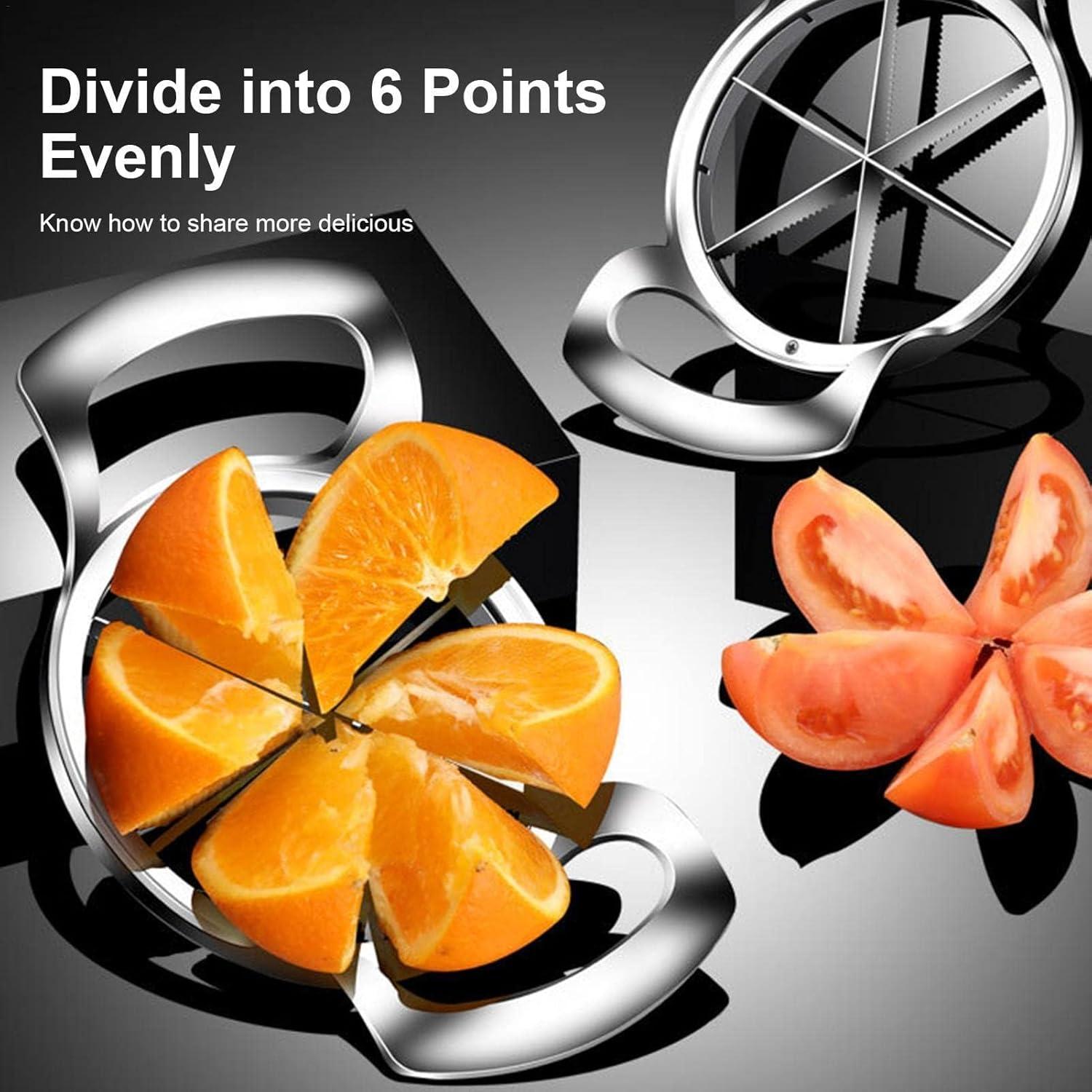 Cortador de Frutas ZORGONS de Acero Inoxidable 6 Cuchillas