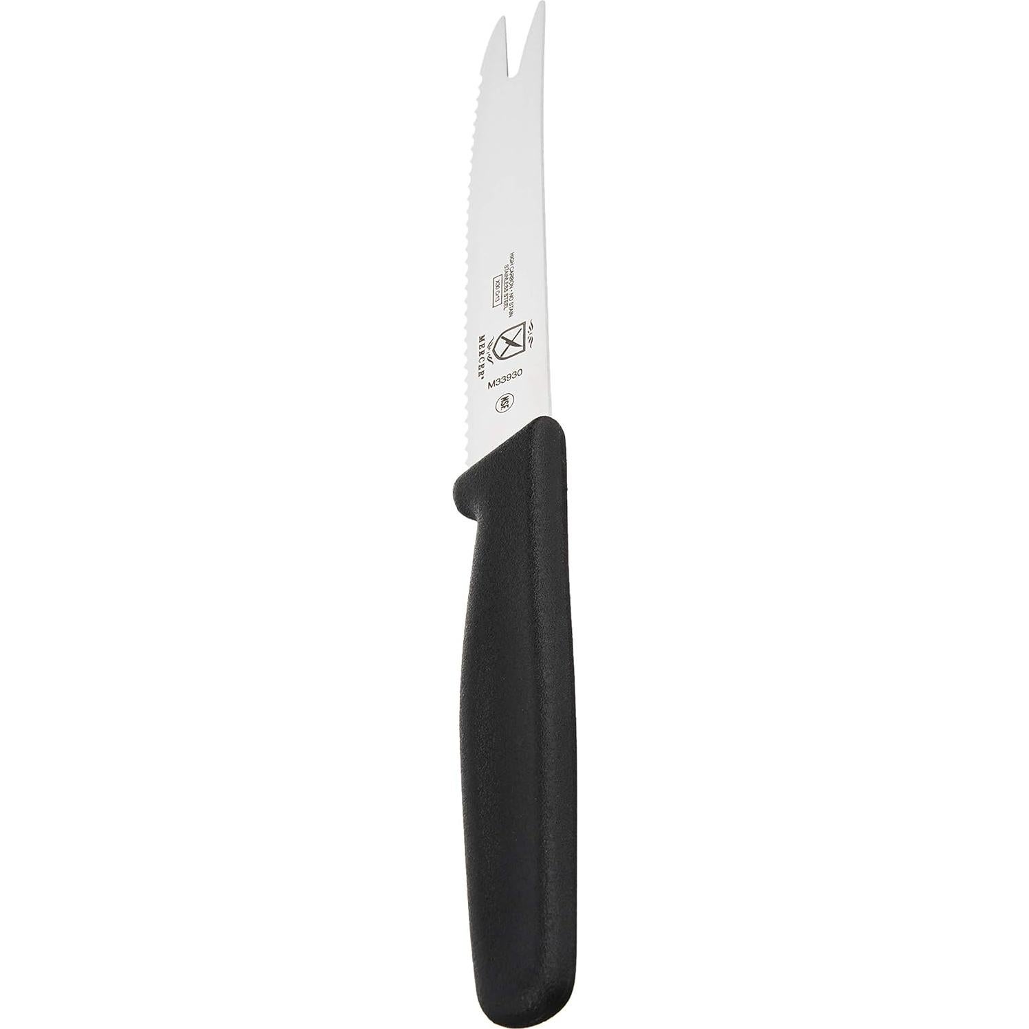 Cuchillo para Tomate Mercer Culinary 10.2 cm Serrado Negro