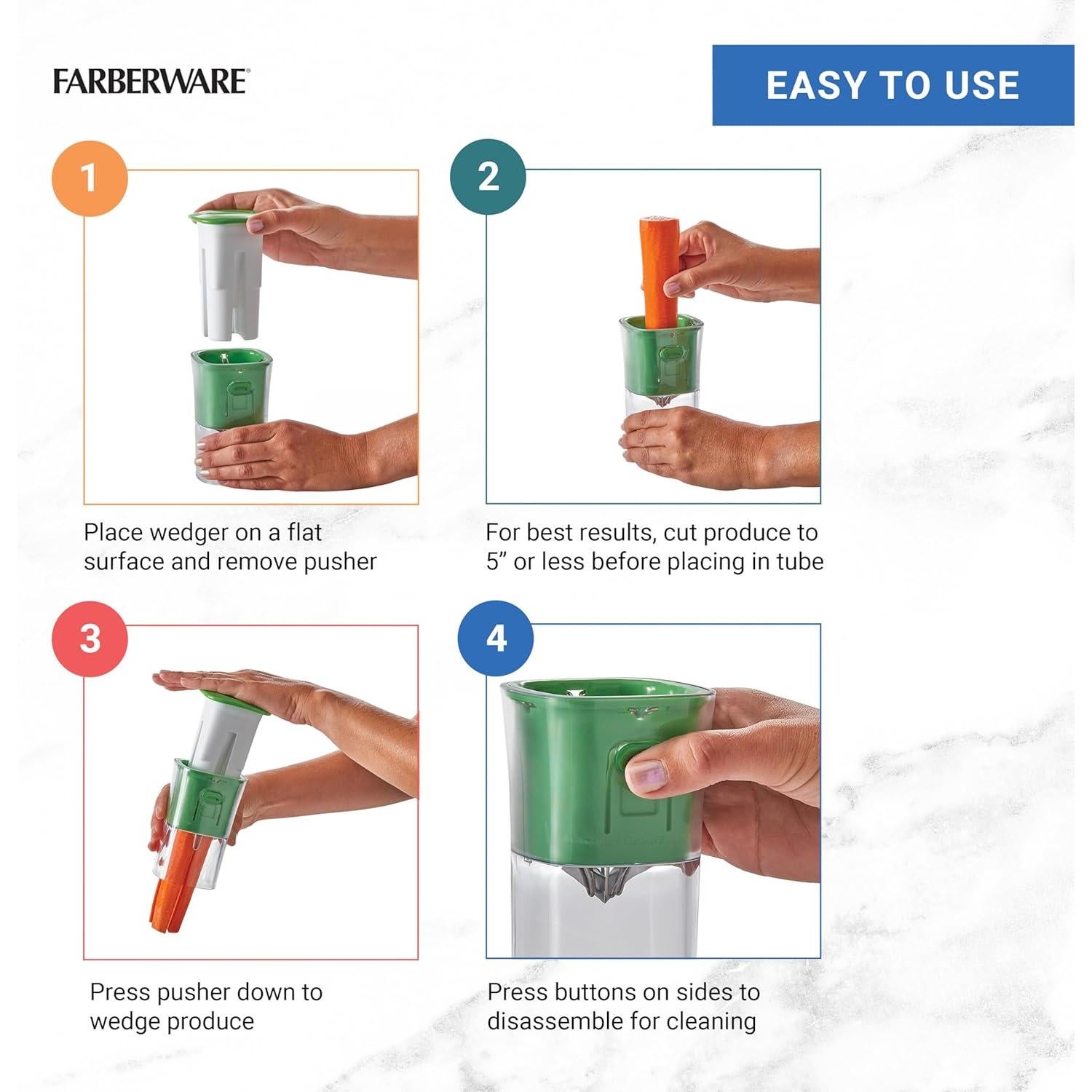 Cortador de Frutas Profesional Farberware - Acero Inoxidable