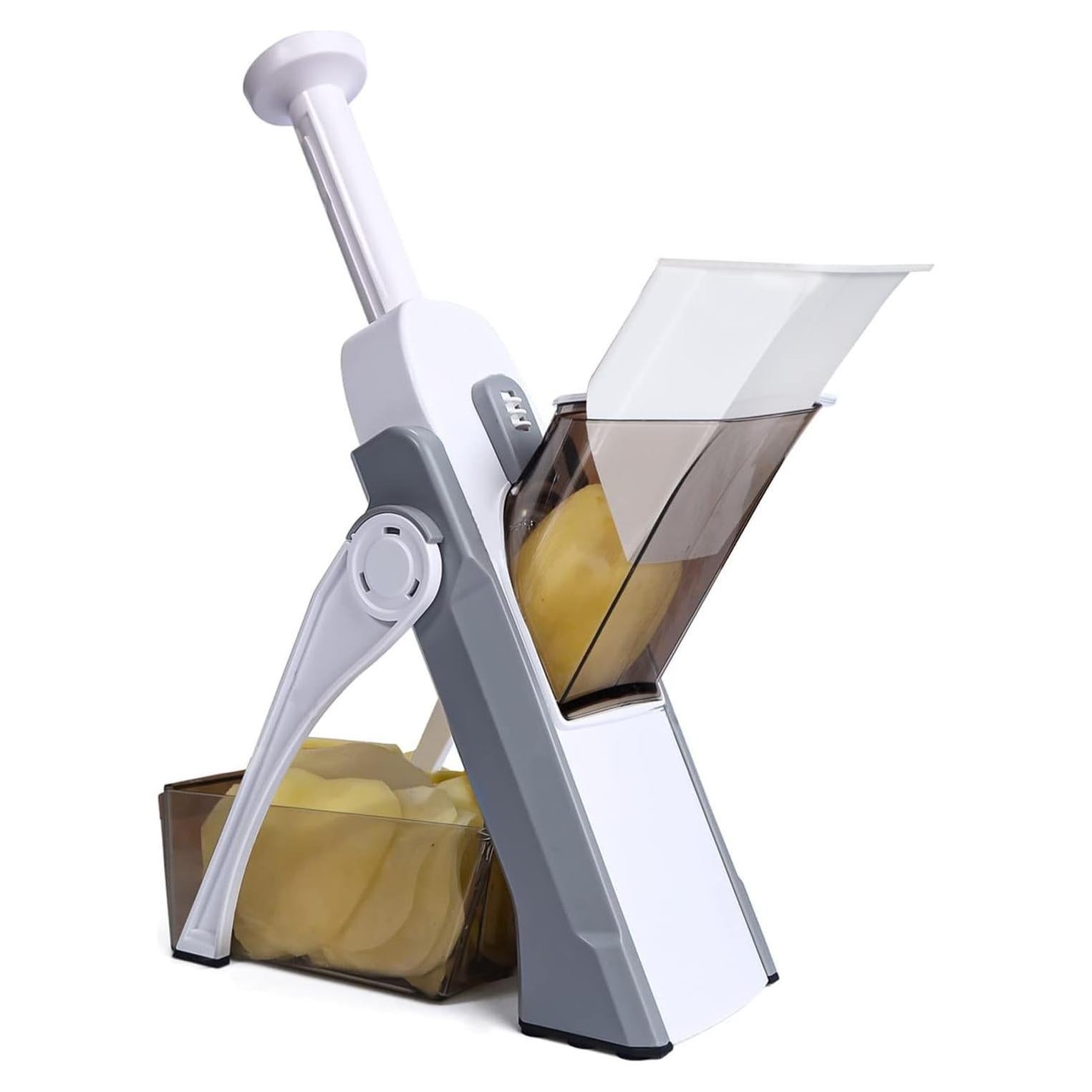 Rebanador Mandolina Ajustable ANNJUN con 5 Cuchillas - Picador de Verduras