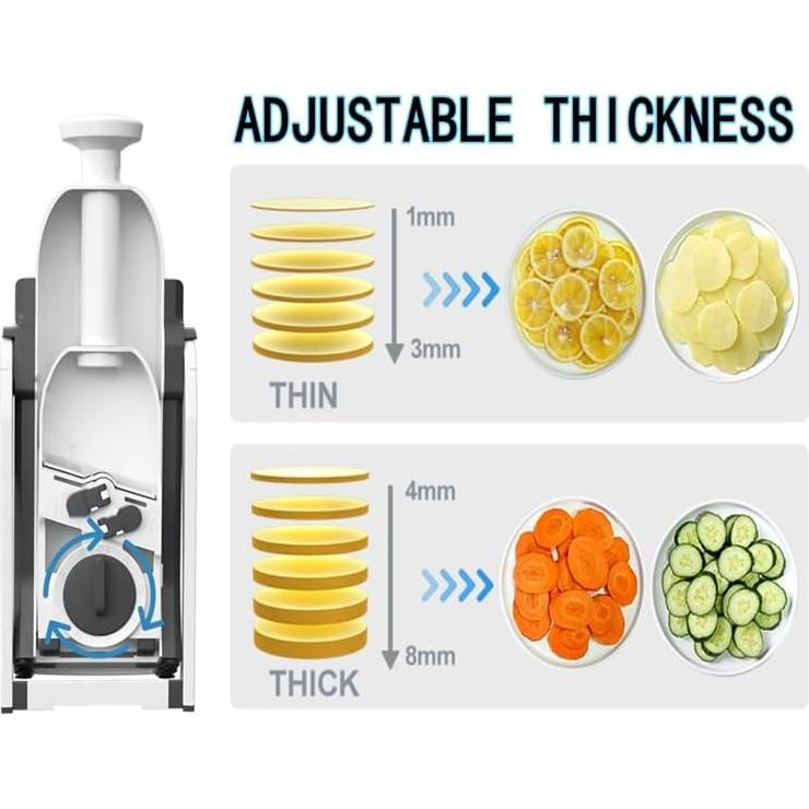 Rebanador Mandolina Profesional Genérico Ajustable 0.67 kg