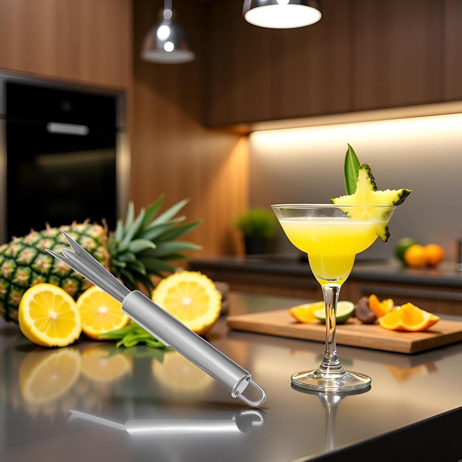 Removedor de Ojos de Piña Cauaoa de Acero Inoxidable