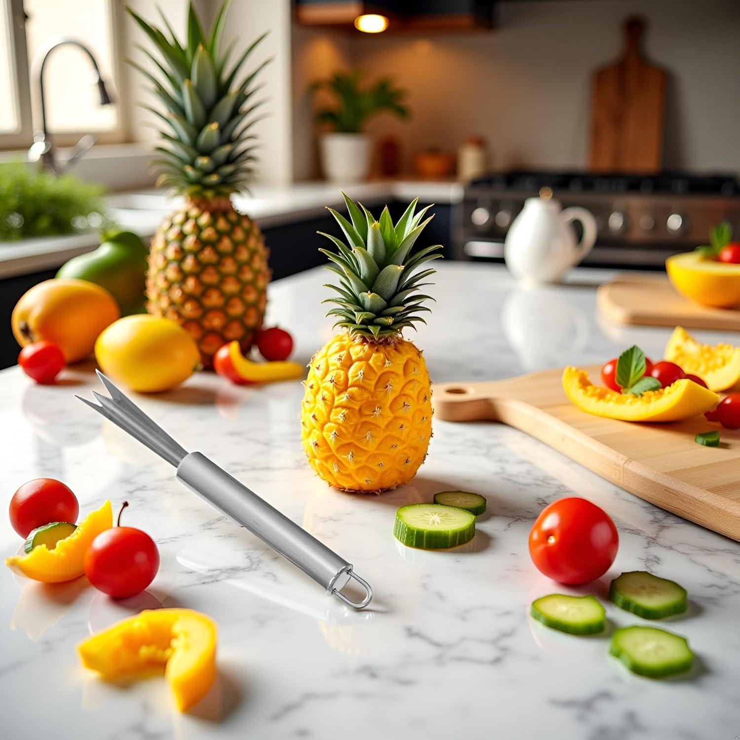 Removedor de Ojos de Piña Cauaoa de Acero Inoxidable