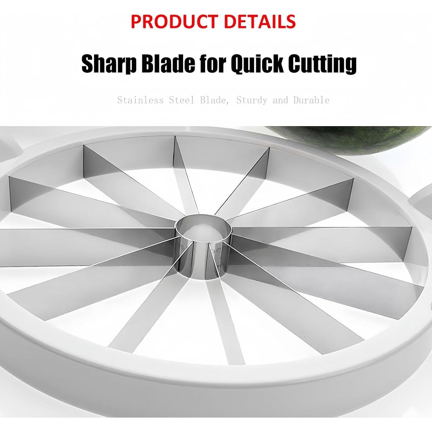 Cortador de Sandía Umira 28 cm Acero Inoxidable Multiuso