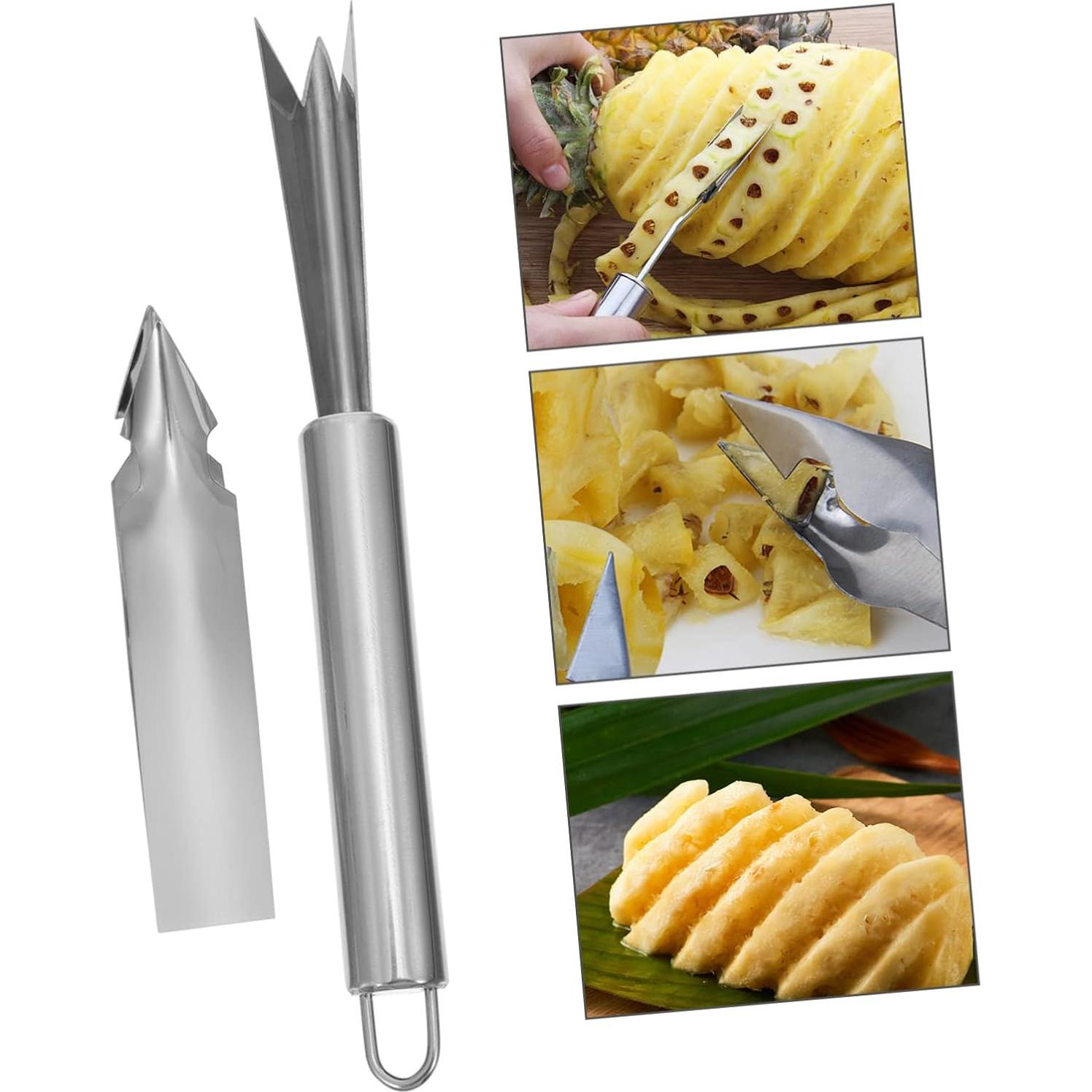 Pelador de Piña 6 en 1 ABOOFAN Acero Inoxidable