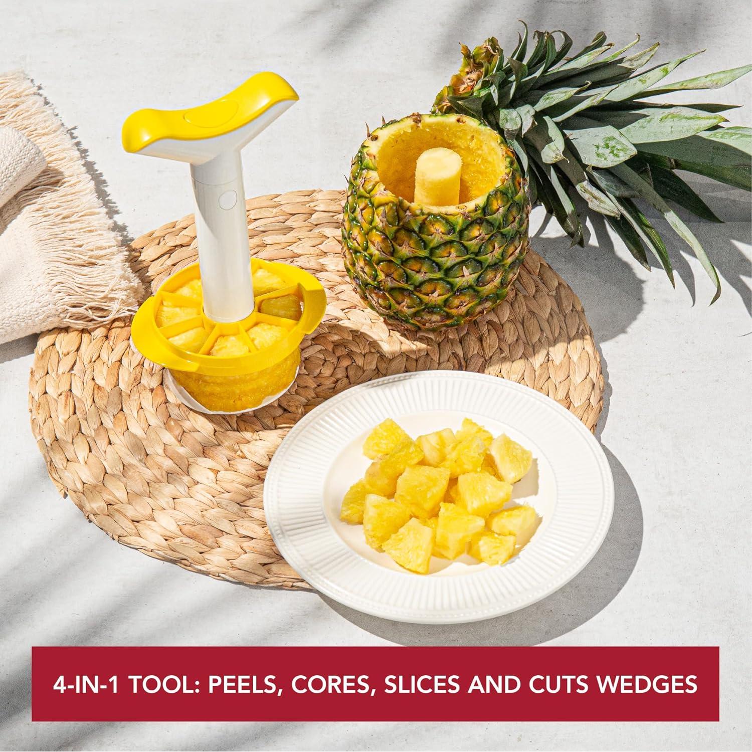 Cortador y Divisor de Piña Vacu Vin 3 en 1 - Apto Lavavajillas