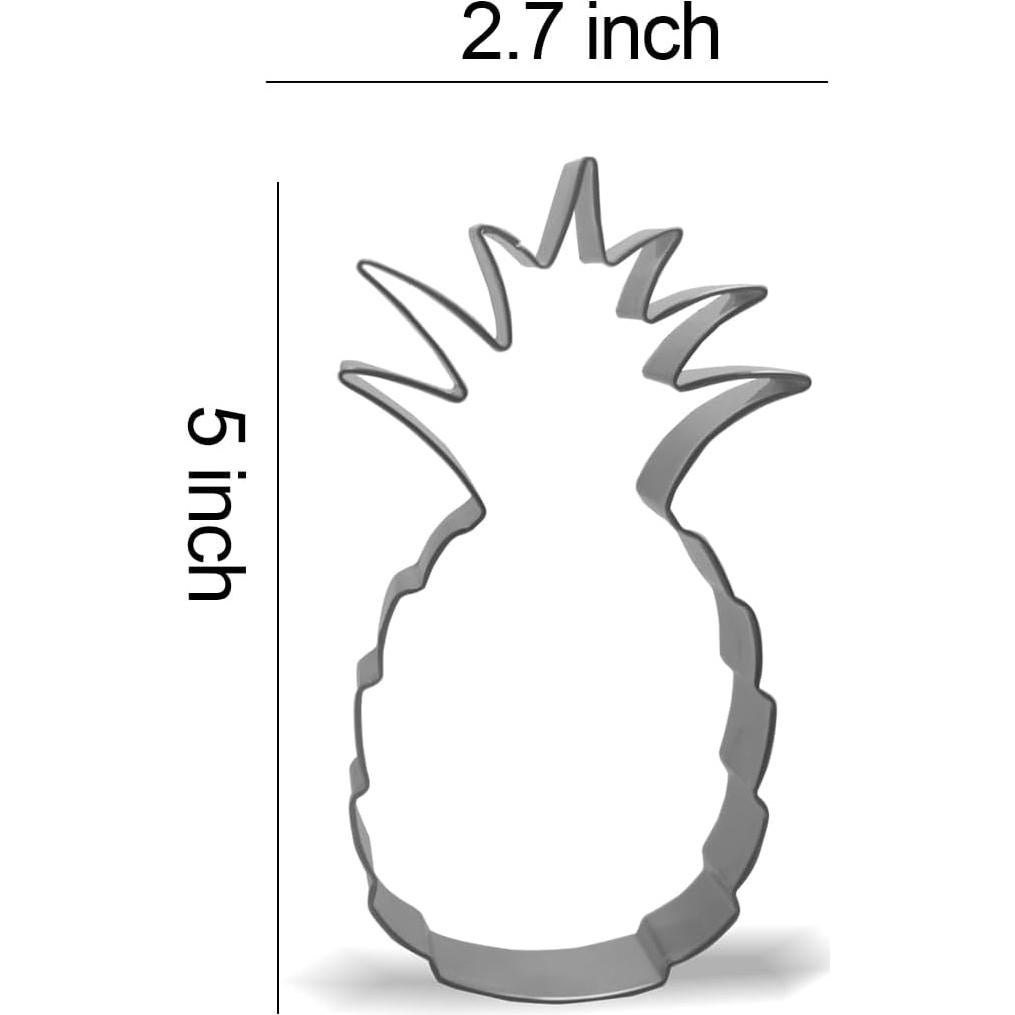 Cortador de Galletas de Piña Keewah 12.7 x 6.9 cm Acero Inoxidable