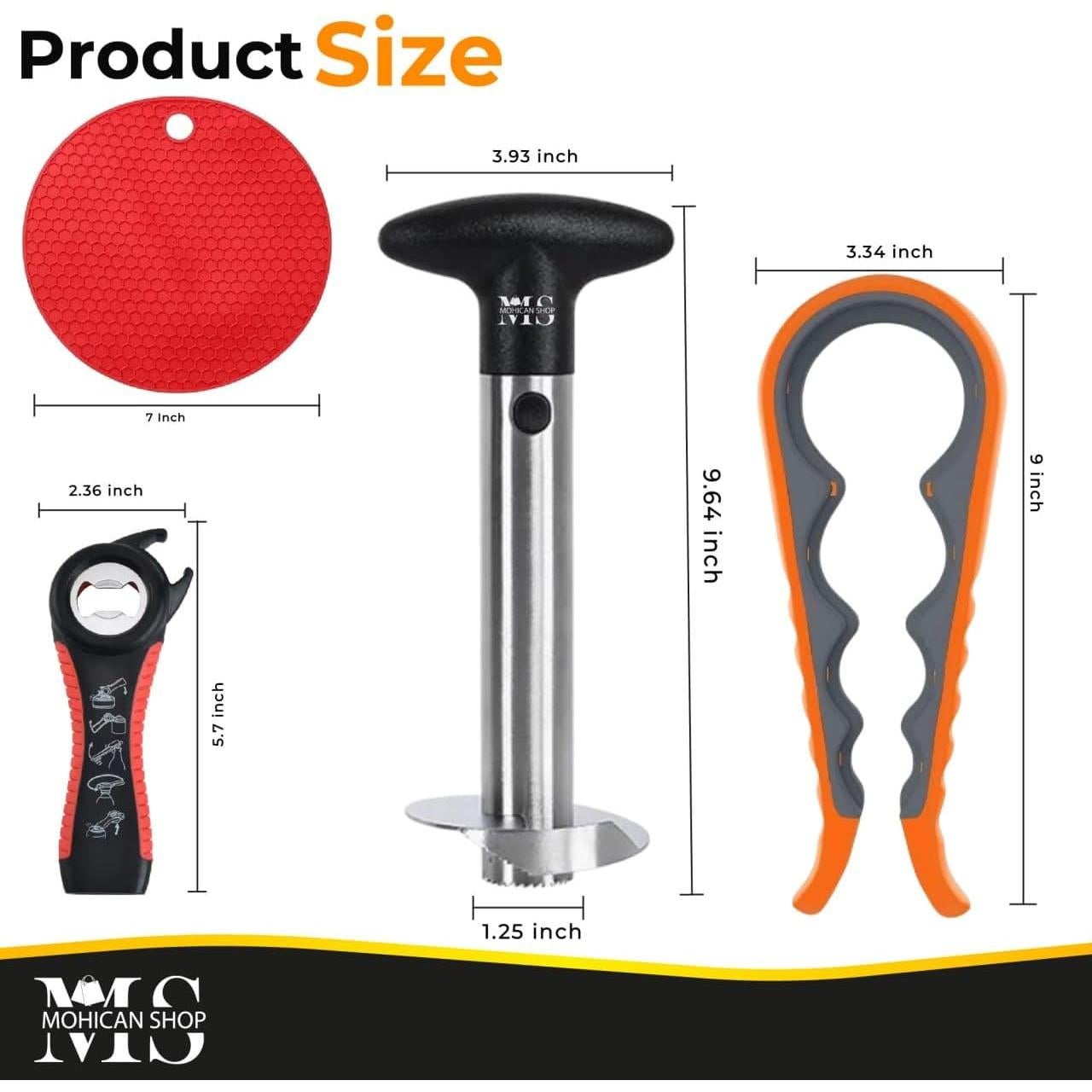 Cortador de Piña Acero Inoxidable CHINA 408g Fácil de Usar