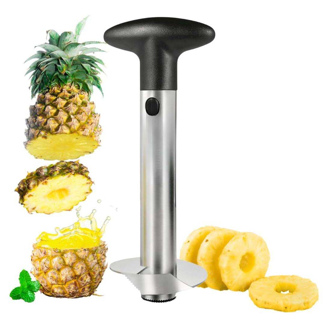 Sacacorchos de Piña ARROYO Premium Negro, Acero Inoxidable