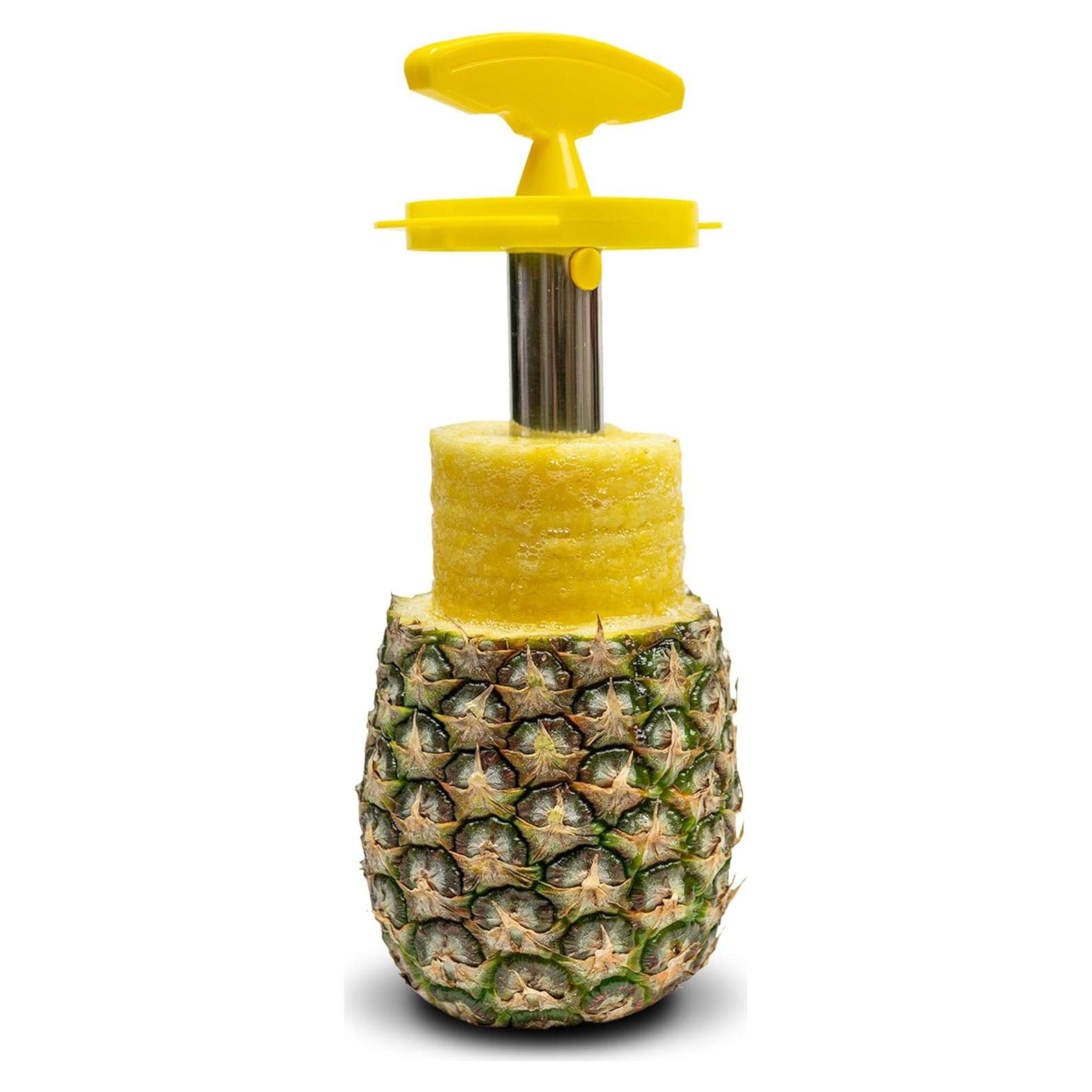 Cortador Descorazonador de Piña EXULTIMATE Acero Inoxidable Amarillo